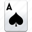 a, ace, aces, card, casino, poker, spades 