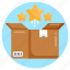 bonus reward, loyalty parcel, package ratings, cardboard, favourite parcel 