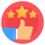 feedback, star ratings, thumbs up, review, positive feedback 