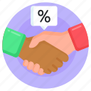 handshake, handclap, loyal partnership, deal, discount partnership