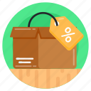 discount parcel, package discount, package tag, cardboard, offer reward