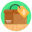 discount parcel, package discount, package tag, cardboard, offer reward 
