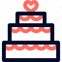 cake, love, valentine