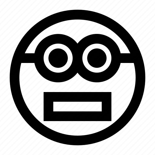 Emoji, emoticon, face, grimacing, minion icon - Download on Iconfinder