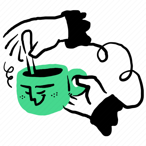 Activities, daily, activity, routine, drink, beverage, tea illustration - Download on Iconfinder