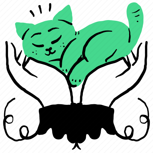 Animals, cat, care, petcare, animal, kitten, affection illustration - Download on Iconfinder