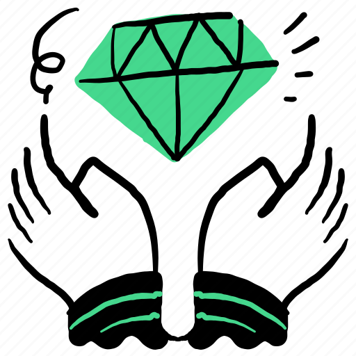 Business, finance, banking, bank, money, gem, jewel illustration - Download on Iconfinder