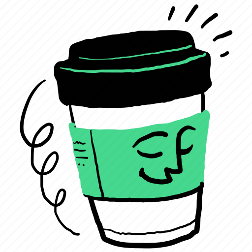 Food, cuisine, coffee, caffeine, drink, beverage, container illustration - Download on Iconfinder