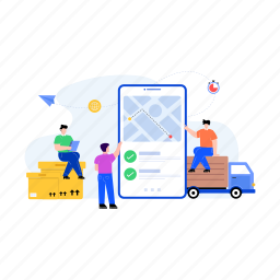 mobile app, logistics app, mobile cargo tracking, parcel tracking, mobile navigation 