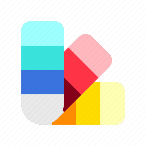 Palette, swatches, library, paint, pantone, fill, color palette icon - Download on Iconfinder