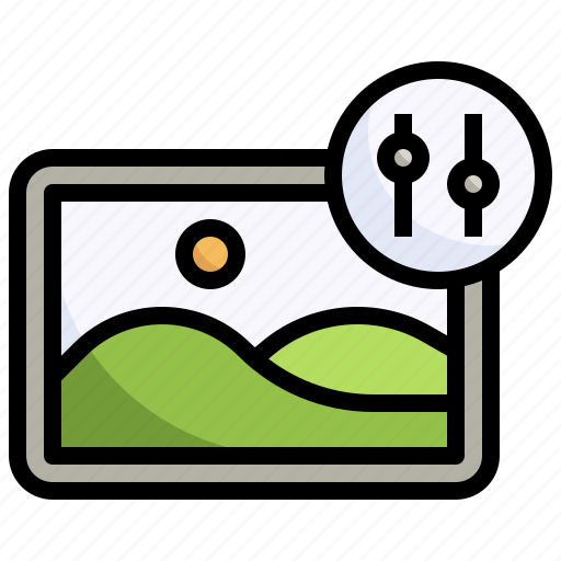 Adjustment, image, picture, landscape, file icon - Download on Iconfinder