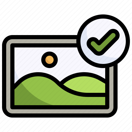 Checked, image, picture, landscape, file icon - Download on Iconfinder