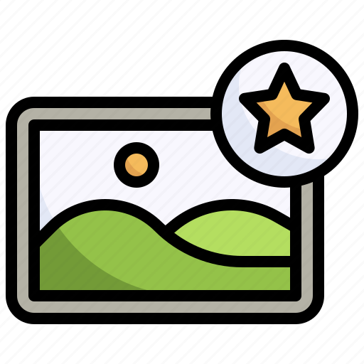 Favourite, star, image, picture, landscape, file icon - Download on Iconfinder