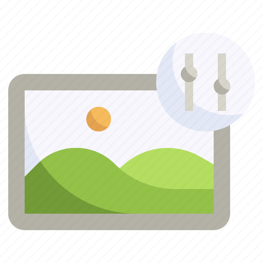 Adjustment, image, picture, landscape, file icon - Download on Iconfinder