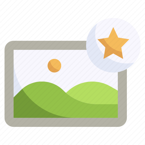 Favourite, star, image, picture, landscape, file icon - Download on Iconfinder