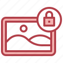 padlock, lock, security, picture, landscape