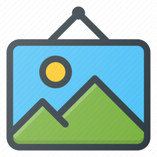 Art, hang, image, photo, photography, picture icon - Download on Iconfinder