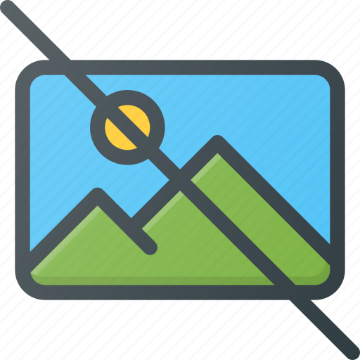 Disable, image, no, photo, photography, picture icon - Download on Iconfinder