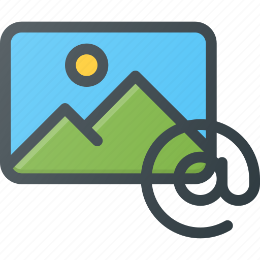 Attache, image, mail, photo, photography, picture, send icon - Download on Iconfinder