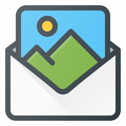 Attache, image, mail, photo, photography, picture, send icon - Download on Iconfinder