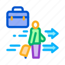 baggage, business, immigration, man, person, refugee, suitcase