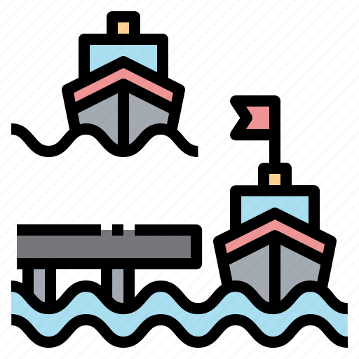 Dock, port, ship, harbor, shipping icon - Download on Iconfinder