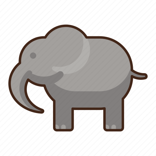 Elephant, animal, wild, zoo icon - Download on Iconfinder