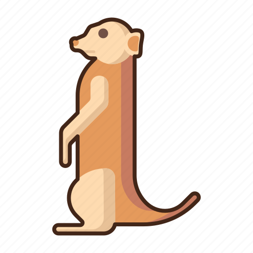 Meerkat, animal, wild, mammal icon - Download on Iconfinder