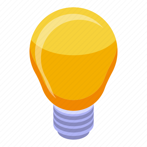 Inclusive, education, light, bulb, isometric icon - Download on Iconfinder