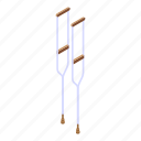 inclusive, education, medical, crutches, isometric 