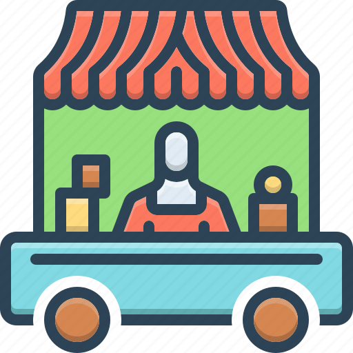 Seller, dealer, monger, salesman, vender, marketeer, merchant icon - Download on Iconfinder