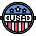 badge, united, states, america, usa, nation, country, independence