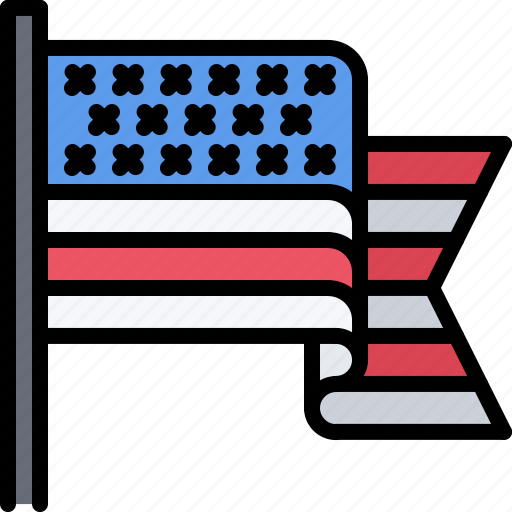 Flag, united, states, america, usa, nation, country icon - Download on Iconfinder