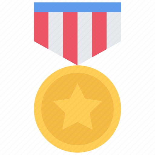 Medal, flag, star, united, states, america, usa icon - Download on Iconfinder