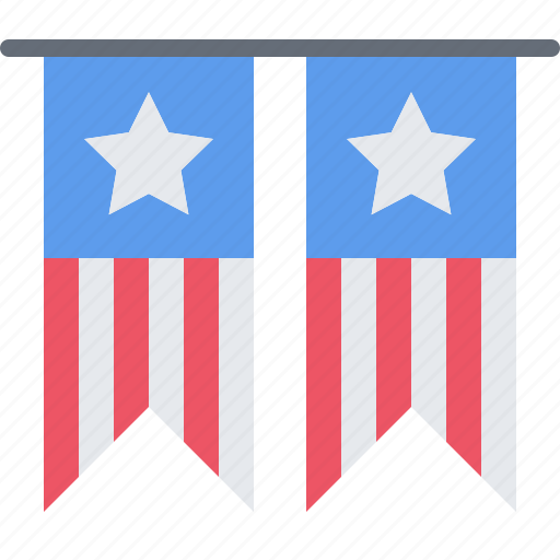 Pennant, flag, united, states, america, usa, nation icon - Download on Iconfinder