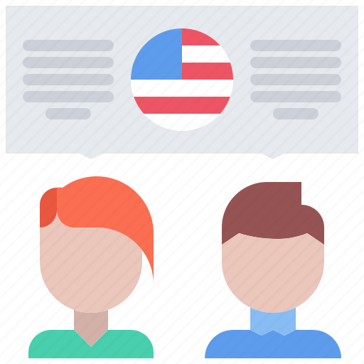 Language, talk, people, dialogue, united, states, america icon - Download on Iconfinder