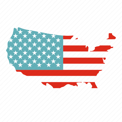 America, american, american map, map, state, us, usa icon - Download on Iconfinder