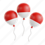 balloon, indonesia, independence, august, indonesian, celebration, freedom, patriotic 