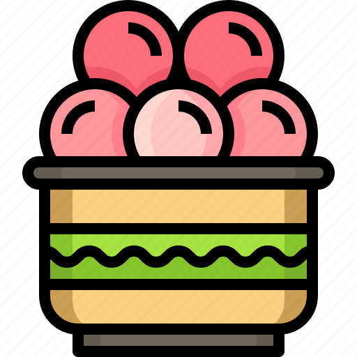Laddu, sweet, indian, food, dessert icon - Download on Iconfinder