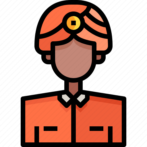 Turban, man, asian, user, people icon - Download on Iconfinder