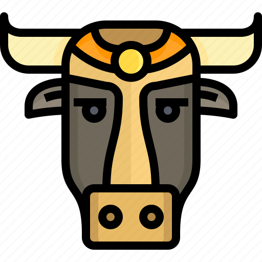 Sacred, cultures, animal, hinduism, cow, india icon - Download on Iconfinder