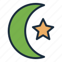 muslim, moon, star, india, culture