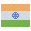 india, flag, culture