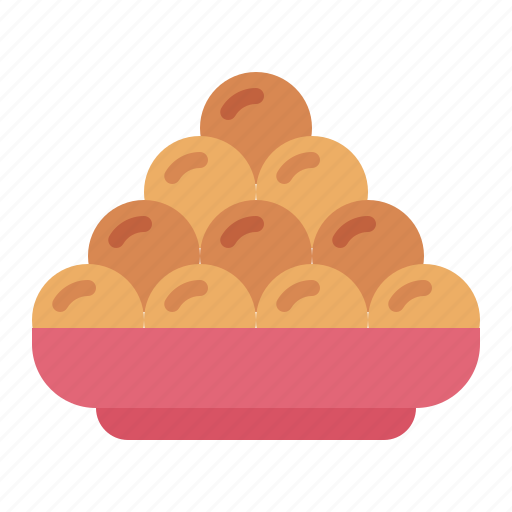Laddu, snack, food, india icon - Download on Iconfinder