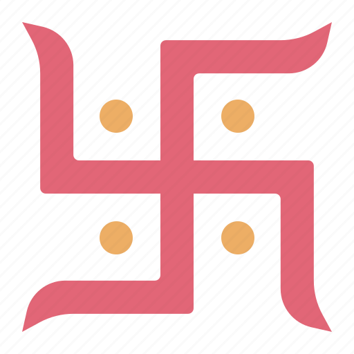 Swastika, hinduism, india, culture icon - Download on Iconfinder