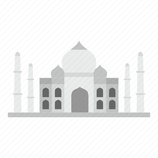 Agra, architecture, asia, building, india, mosque, taj mahal icon - Download on Iconfinder