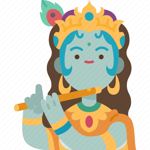 Lord, krishna, deity, hinduism, holy icon - Download on Iconfinder