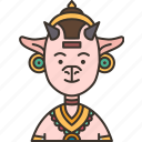 nandi, guardian, bull, hindu, mythology