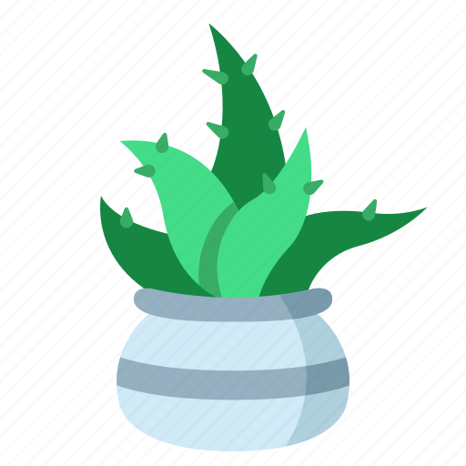 Leaf, aloe, herbal, green, succulent icon - Download on Iconfinder