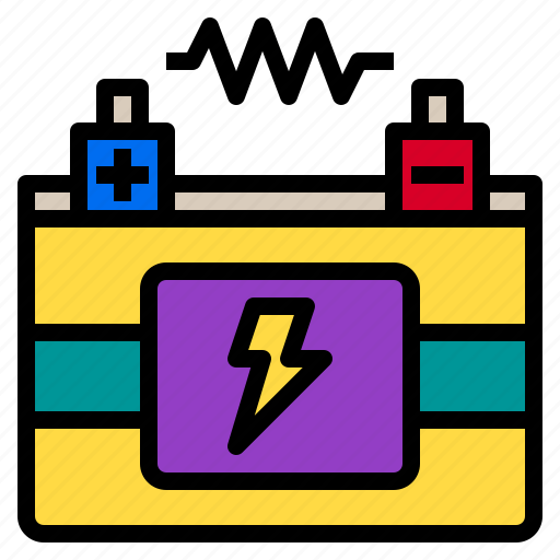 Battery, energy, engineer, factory, industrial, technology icon - Download on Iconfinder